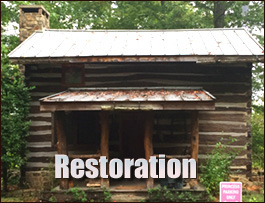 Historic Log Cabin Restoration  Madison, Ohio